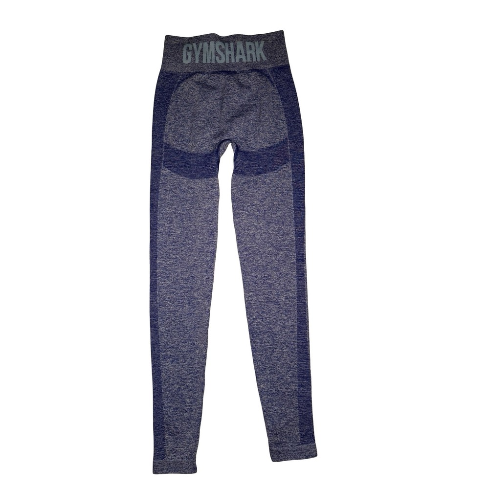 Gymshark Seamless Flex Leggings Heathered Blue Booty Contour Workout Lifting S